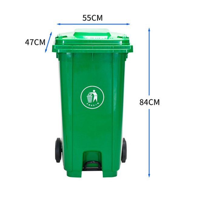 Large Padel 100L With Wheel Trash Can suppliers